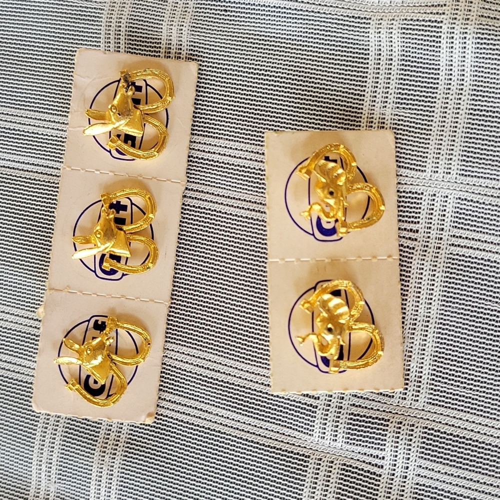 Vintage Gulf Oil Political Lapel Pins-Lot of 5